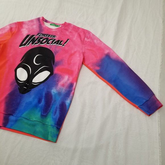 Forever Unsocial! Men's XL Long Sleeve Shirt - Picture 6 of 11